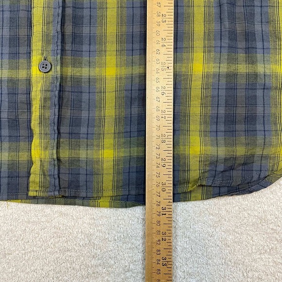 Lot of 2 Columbia Mens XXL Plaid Button Down Shirts Grey Green Regular Fit - Picture 12 of 14